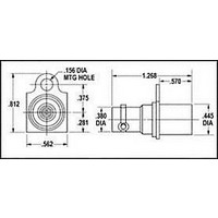 RF/COAXIAL, BNC JACK, STRAIGHT