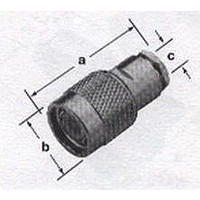 TNC PLUG CLAMP/SOLDER RG-58