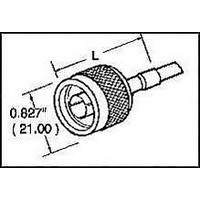 RF/COAXIAL, N PLUG, STR, 50OHM, CRIMP