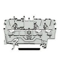 TERMINAL BLOCK, DIN RAIL, 3POS, 20-10AWG