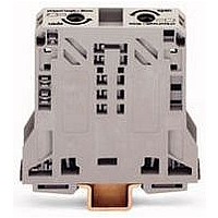 TERMINAL BLOCK, DIN RAIL, 2POS, 8-2/0AWG