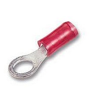 CRIMP TERMINAL, RING, PIDG, M8, RED