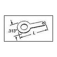 TERMINAL, COMPRESSION LUG 0.196IN SOLDER