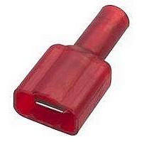 TERMINAL, MALE DISCONNECT, 0.25IN, RED