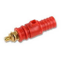 CONNECTOR, PANEL MOUNT, RED