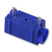 SOCKET, 4MM, PCB, BLUE