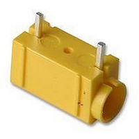 SOCKET, 4MM, PCB, YELLOW