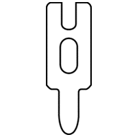 TERM PC TEST POINT SLOT .413"L