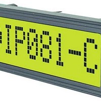 LCD Character Display Modules Yl/Grn Contrast Yl/Grn LED Backlight