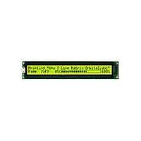 LCD Character Display Modules Yel/Grn Background Black Text