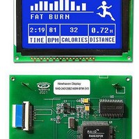 LCD Graphic Display Modules & Accessories STN-Blue (-) Transm 93.0 x 65.0