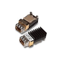 Fiber Optic Transmitters, Receivers, Transceivers 4+4 2.7Gb Plgb Txcvr w EMI Shield