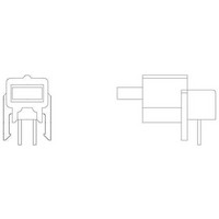 LED Circuit Board Indicators RED DIFFUSED RIGHT ANGLE