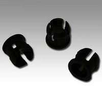 LED Mounting Hardware LED Holder Clip 5mm Nylon Black