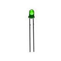 LED T-3MM 565NM GREEN DIFF THIN