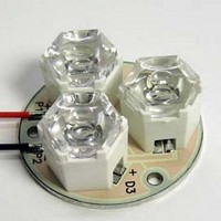 LED Arrays, Modules and Light Bars Cool White 3 Count 3 Watt 6 Deg Optic