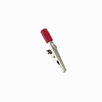 ALLIGATOR CLIP 50MM W/HANDLE RED