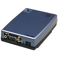 Serial-to-Ethernet Industrial MicroServer In Commercial Wall-mount Case With Universal Ac Power Adapter (100-240Vac). Full RS-232 Serial Interface With 1 Input Pin