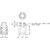Self-Retaining Spacer, Stackable