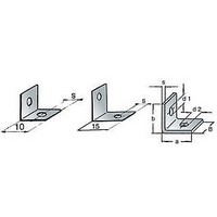 MOUNTING BRACKETS, 10X10X10/1-NI