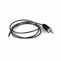 PATCHCORD SOCKET-PIN PLUG BLK