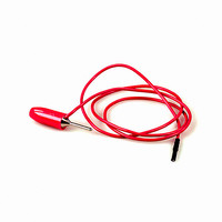 PATCHCORD SCKT-STKG PIN PLUG RED