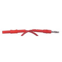 TEST LEAD, SINGLE, RED, 50CM, 1200V