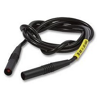 TEST LEAD, 4MM PLG, 1000V, BLK, 1M