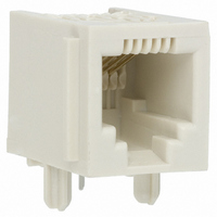 RJ11 MODULAR JACK, 6POS, 1 PORT