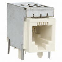 RJ11 MODULAR JACK, 6POS, 1 PORT