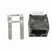 CONN RJ45 MOD JACK R/A SMD W/LP