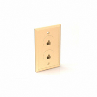 WALL PLATE 6 WIRE DUAL