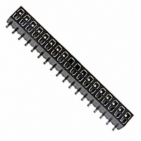 CONN 2MM SKT 36POS THRU-BRD SMD