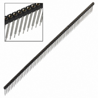 CONN SCKT STRIP 64PIN .100 L.594