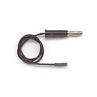 BANANA PLUG/.025 SQ RCPT 36" BLK