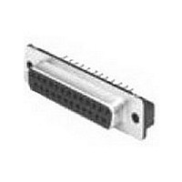 D SUB CONNECTOR, STANDARD, 25POS, RCPT
