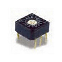 Rotary Switch,STRAIGHT,HEX,Number Of Positions:16,SURFACE MOUNT Terminal,ROTARY