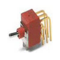 Toggle Switch,RIGHT ANGLE,3PDT,ON-ON,PC TAIL Terminal,TOGGLE BAT,PCB Hole Count:11