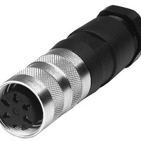 Circular DIN Connectors 7 POS FEMALE CABLE 6-8MM CRIMP;IP40