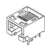 Telecom & Ethernet Connectors RA 8/8 CAT5E RJ45 internal shield