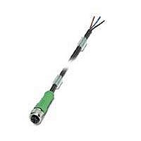 CABLE 5POS M12 SOCKET-WIRE 3M