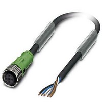 CABLE 5POS M12 SOCKET-WIRE 5M