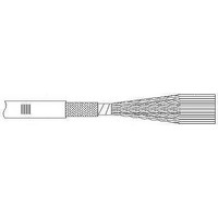 Flat Cable Twist N Flat .050 28 AWG 50 Cond Shielded