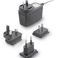 Plug-In AC Adapters 10W 90-264VAC 7.5V 1200mA 2.5mm DC R/A