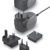 Plug-In AC Adapters 15W 90-264VAC 18VDC 830mA 2.1mm DC