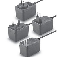 Plug-In AC Adapters 25W 100-240VAC 3.3V 4.0A 2.1mm DC R/A