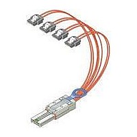 X4 SAS To (4) SATA Cable Assy Key 2 4 6