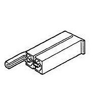 CONN RCPT HSG 2POS .187 NATURAL