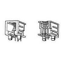 CONN MOD JACK 4/4POS PCB R/A