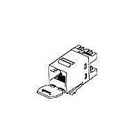 CONN JACK W/DUST CVR CT3 LT ALM